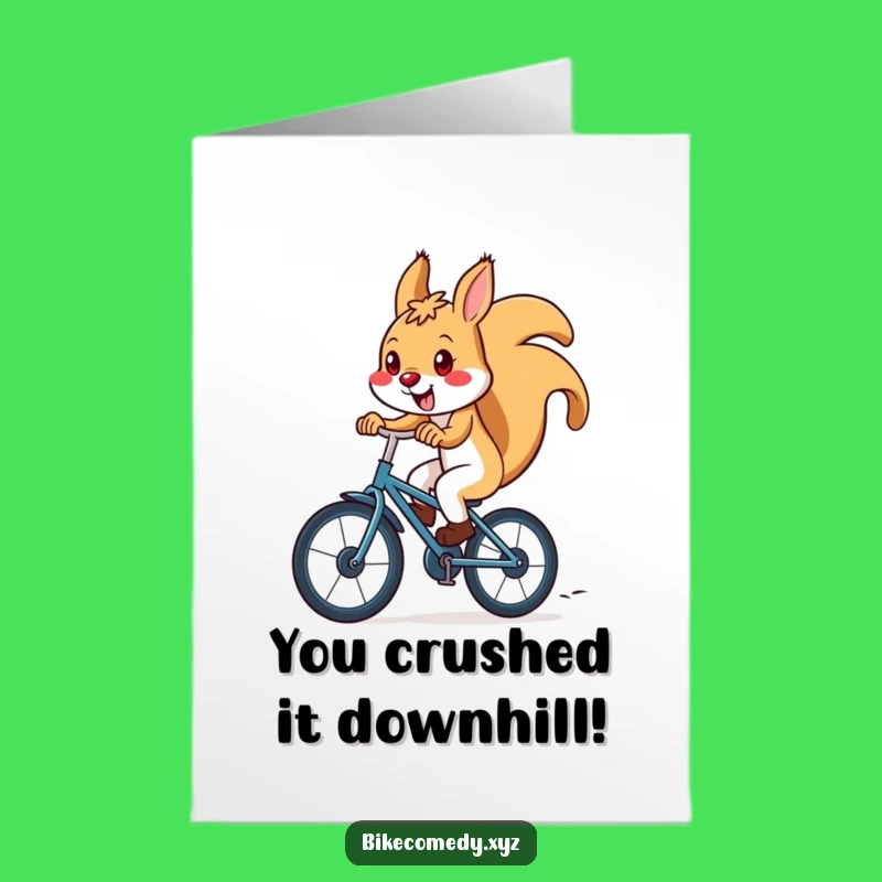 Free Printable Squirrel Congrats Card: Fast Downloadable Gift for Wins Big and Small